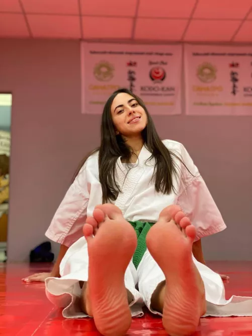 what about a karate girl's feet? ;) what about a karate girl's feet? ;)
