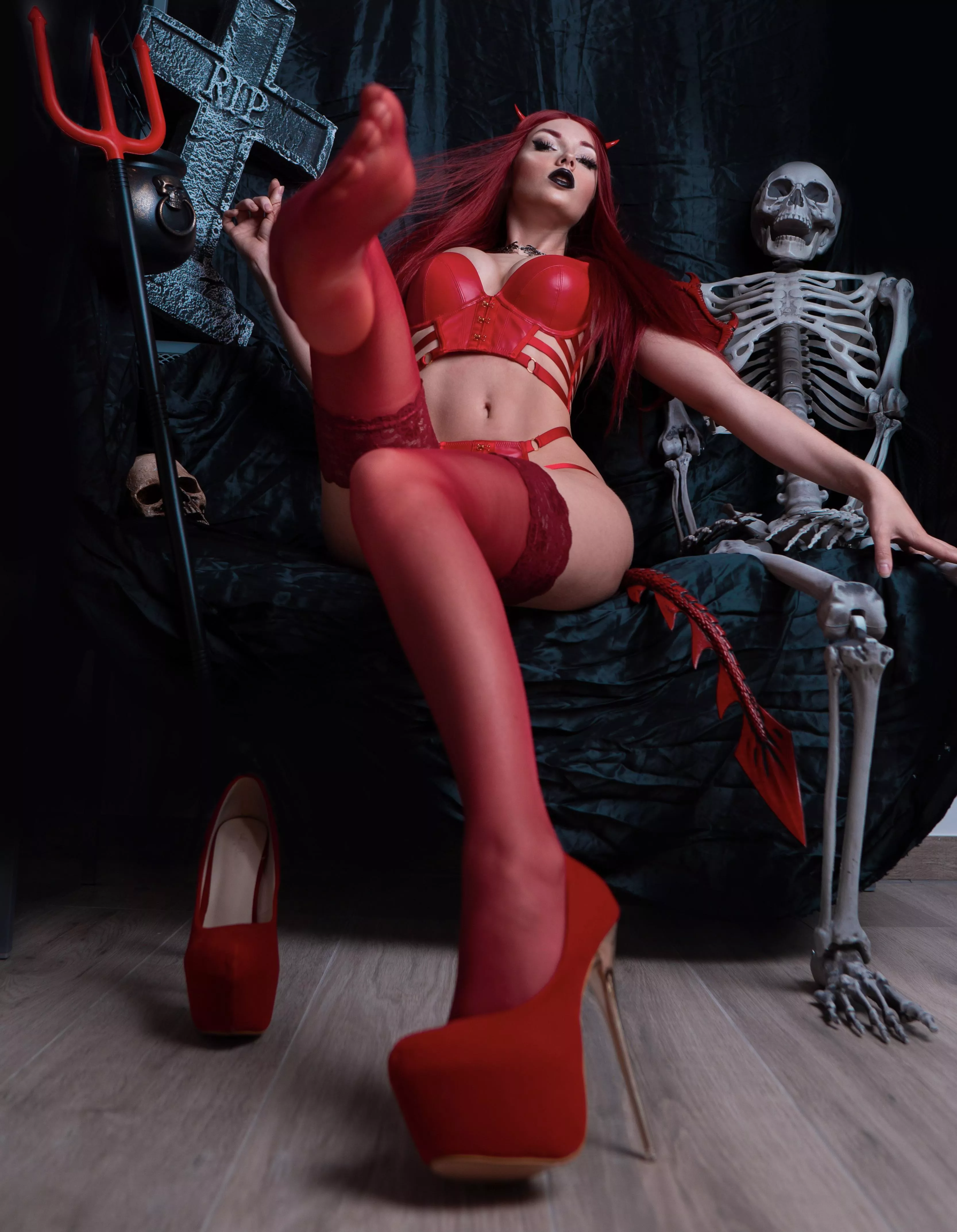What are you licking first - my toes or my soles? (self) What are you licking first - my toes or my soles? (self)