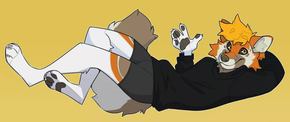 What are you waiting for? Give him a snug ~ (Art by Dozakeet)