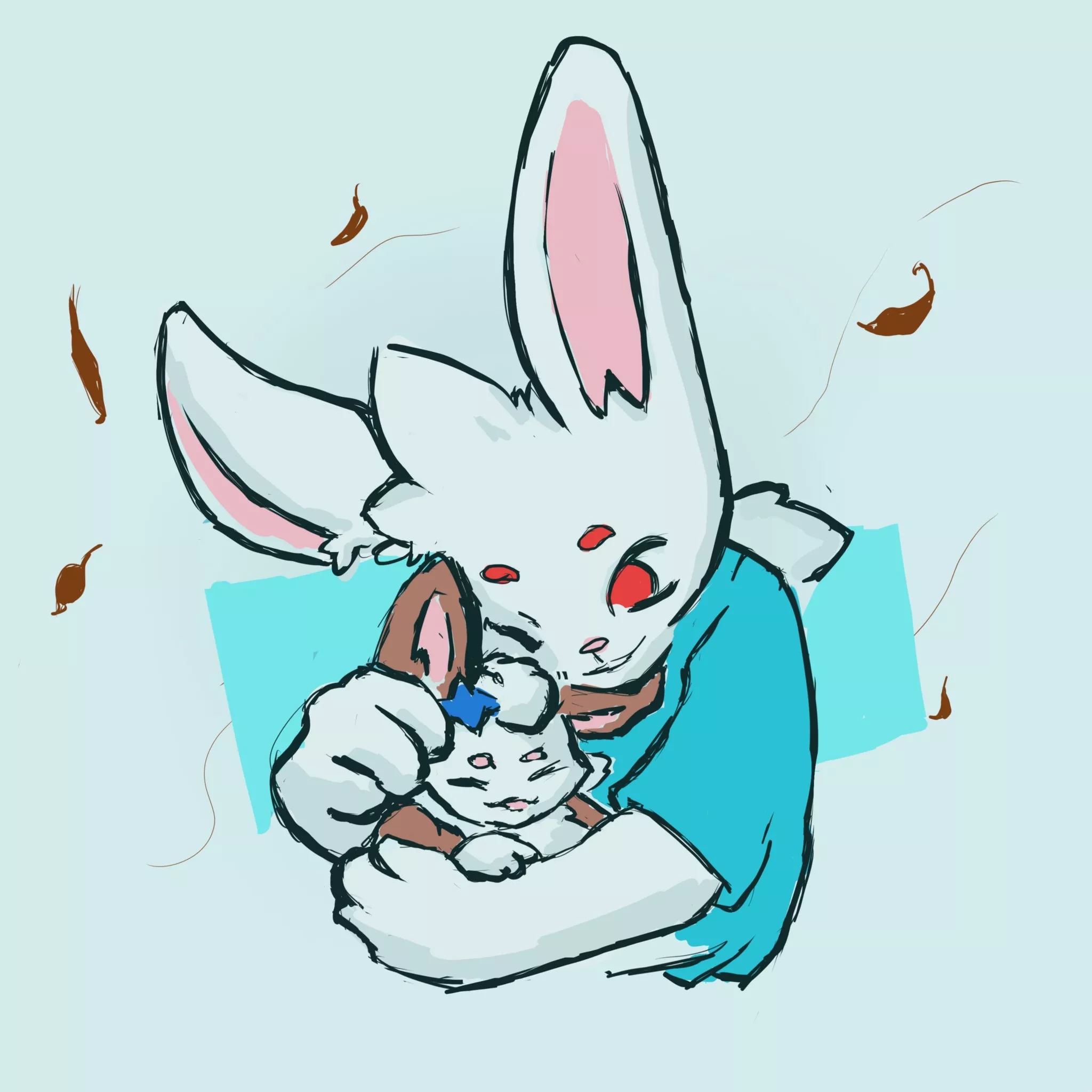 What did you think of this art? Do you like rabbits?