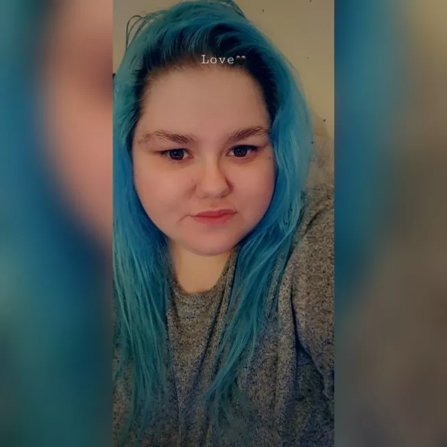 what do you think of my blue hair