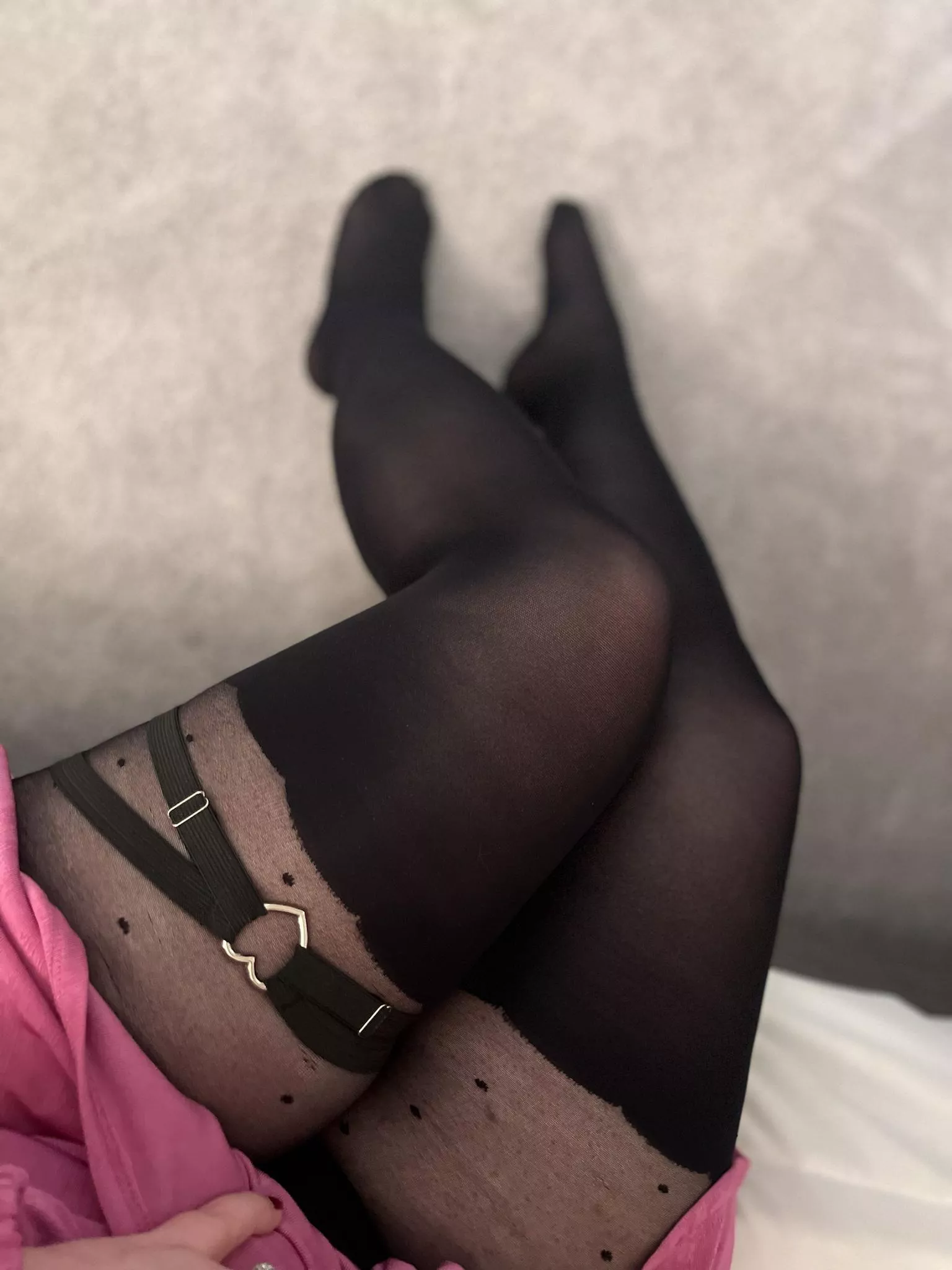 What do you think of the pattern on my thick thighs? Do you also like the heart 😉🥰