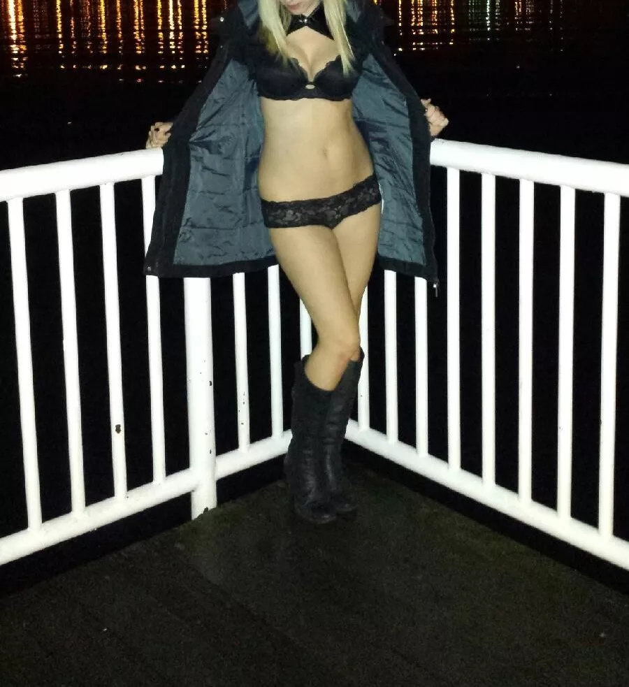 What if you knew I was wearing this under my coat walking around on our date?