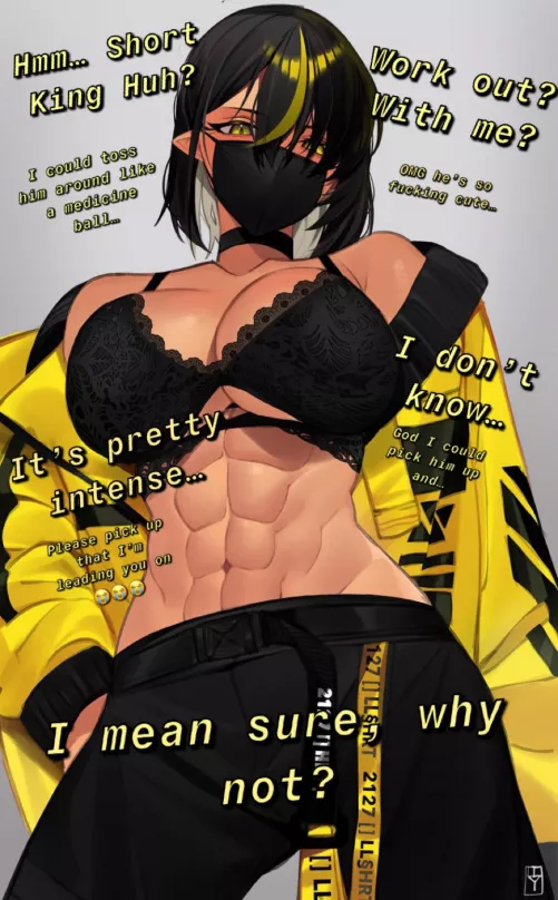 What is… a Short King? [Size Difference] [Muscle Mommy] [Muscles] [Wheyfu] [Big Breasts] [Muscles]