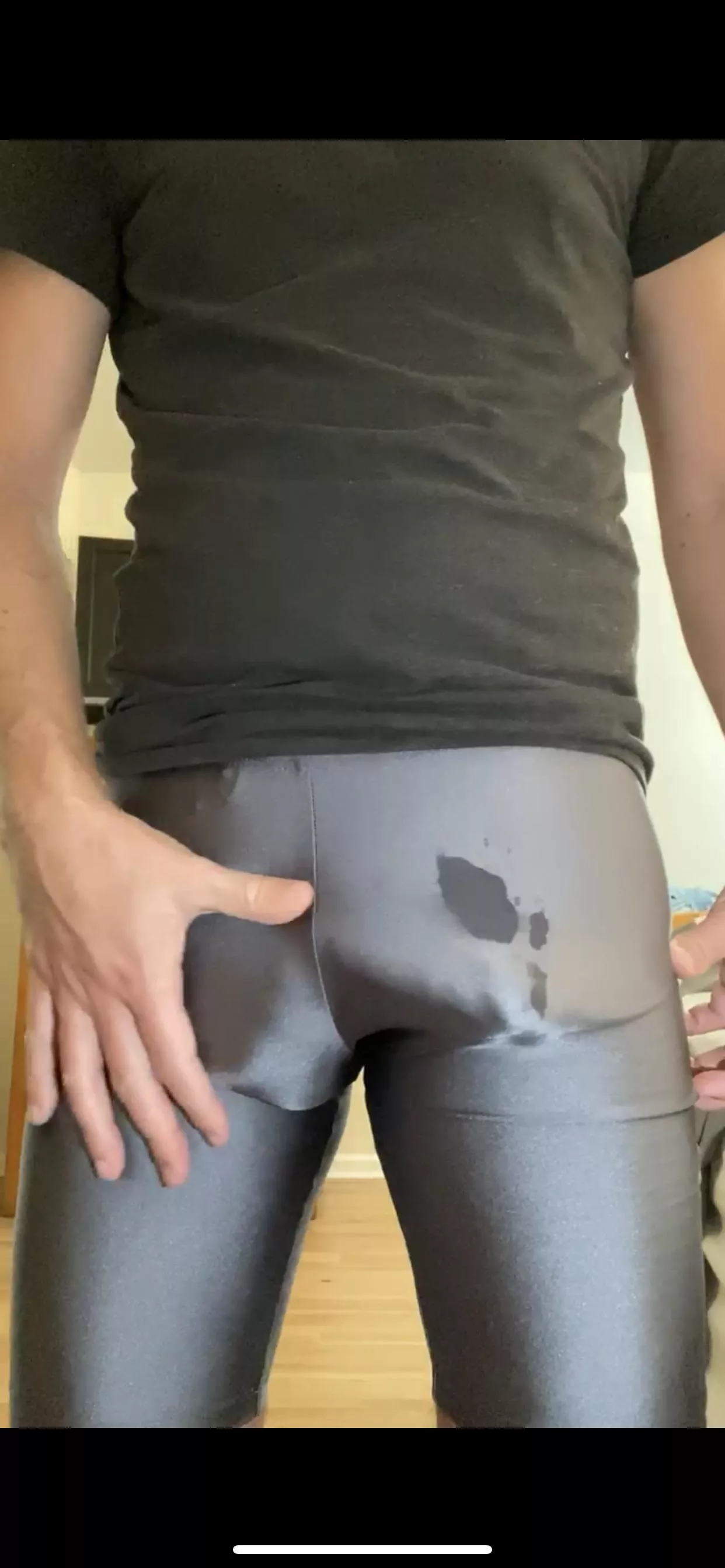 What spandex does to me! What spandex does to me!