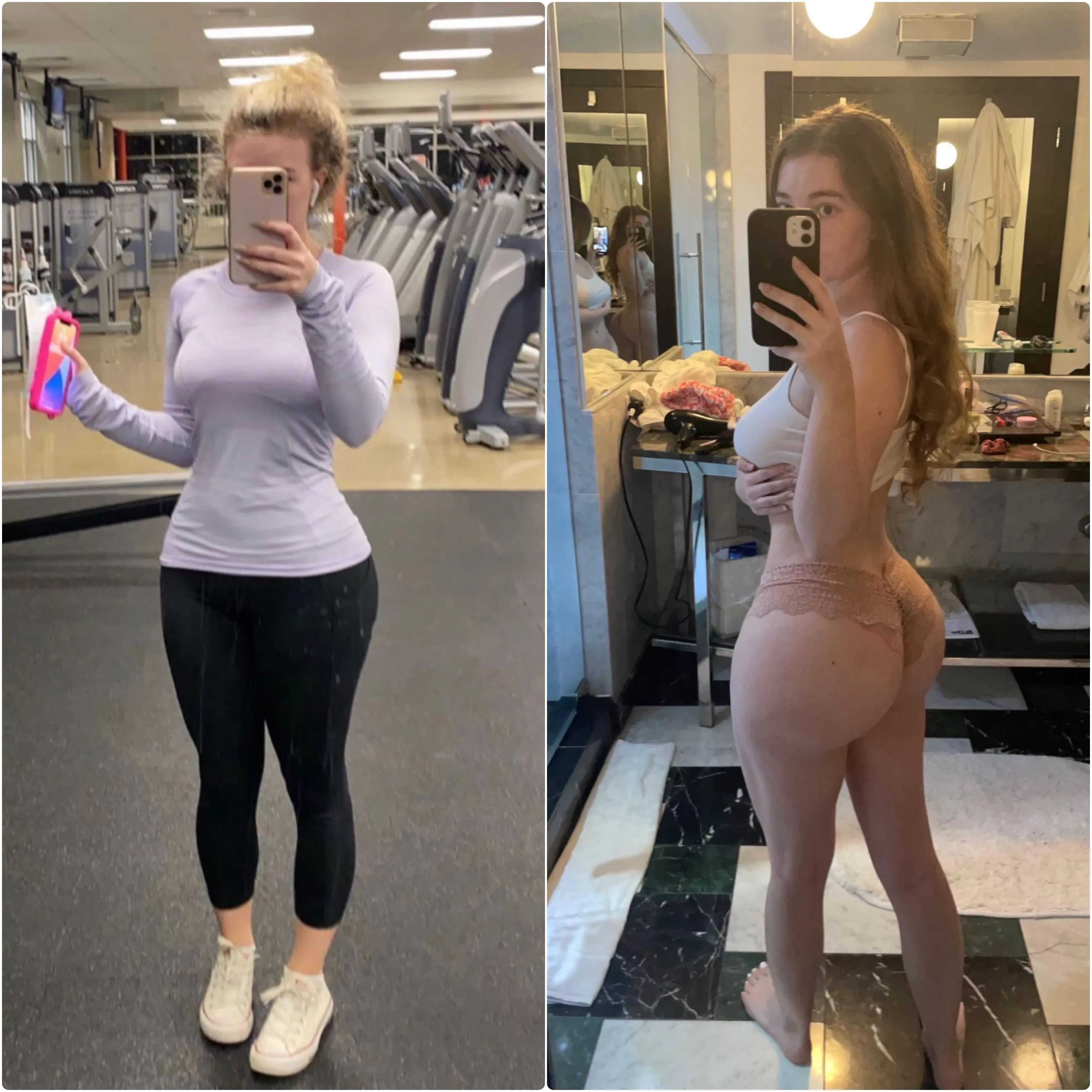 What the gym sees vs what Reddit sees 😘