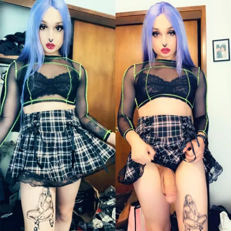 What would you do if I showed you under my skirt? ๐
 What would you do if I showed you under my skirt? ๐