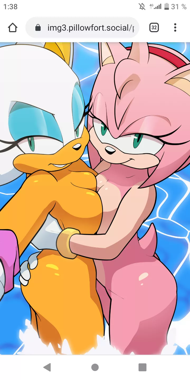 Rouge and amy nackt