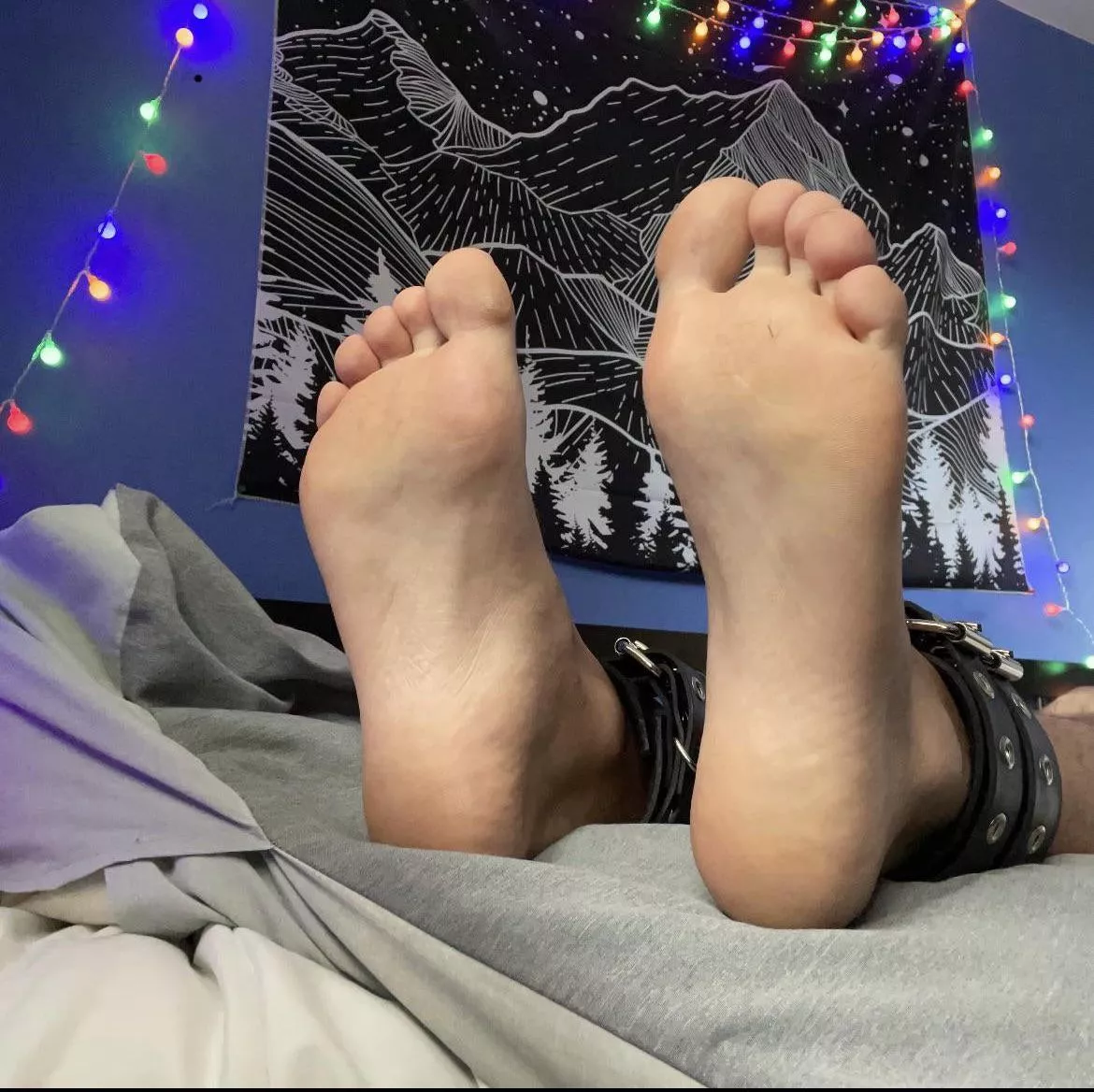 what would you do with these ticklish feet?