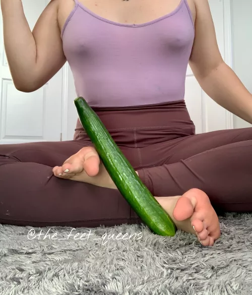 What would you replace the cucumber with? Your nose? Your tongue? Your… What would you replace the cucumber with? Your nose? Your tongue? Your…