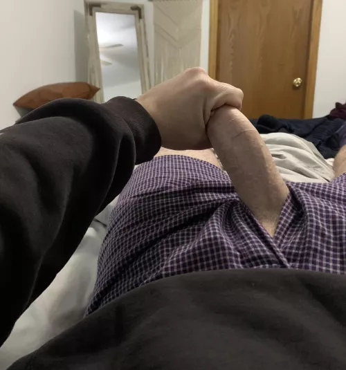 What’s long, fat, and as thick as your wrist? 😈