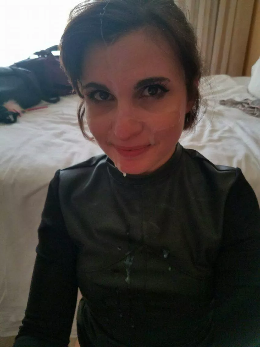 When he cums on your face and clothes <3 When he cums on your face and clothes <3