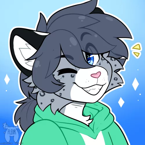 When he looks at you like this...😳 (Art by me: @Fleurfurr on Twitter!!!!)
