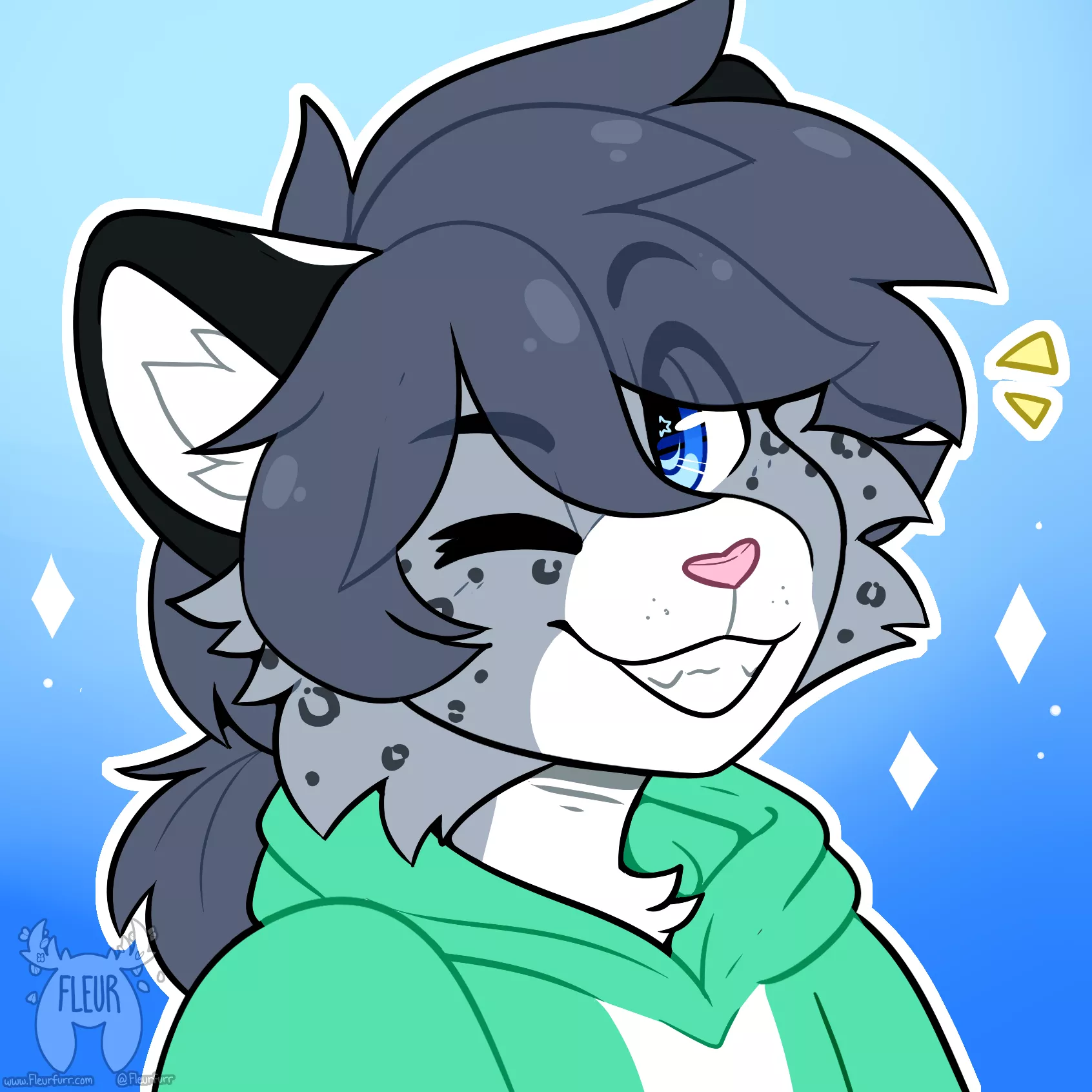 When he looks at you like this...😳 (Art by me: @Fleurfurr on Twitter!!!!)