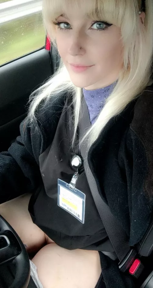 When i was [f]eeling naughty omw to work 😈