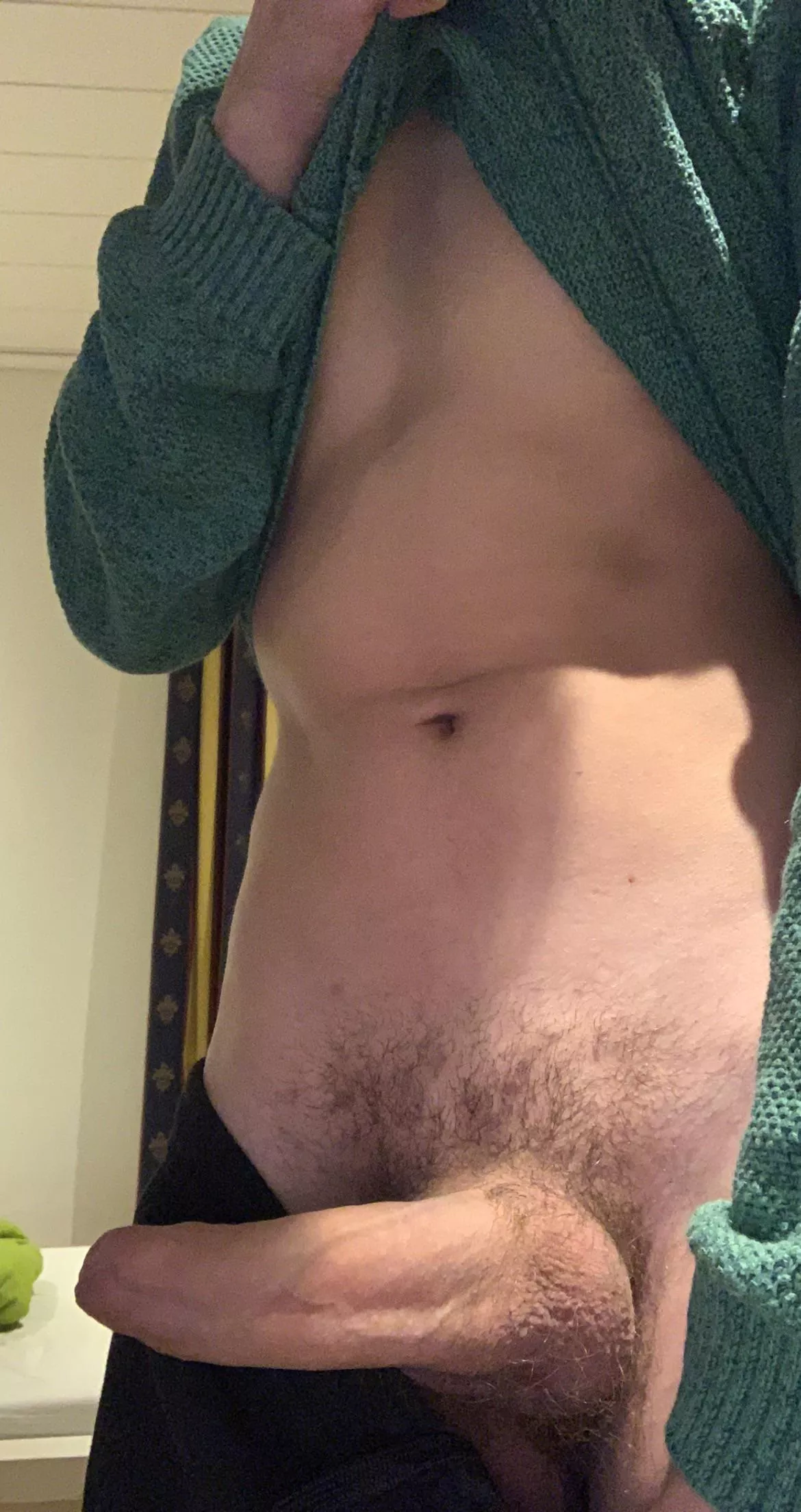 when it’s soft it’s covered in foreskin 🥰