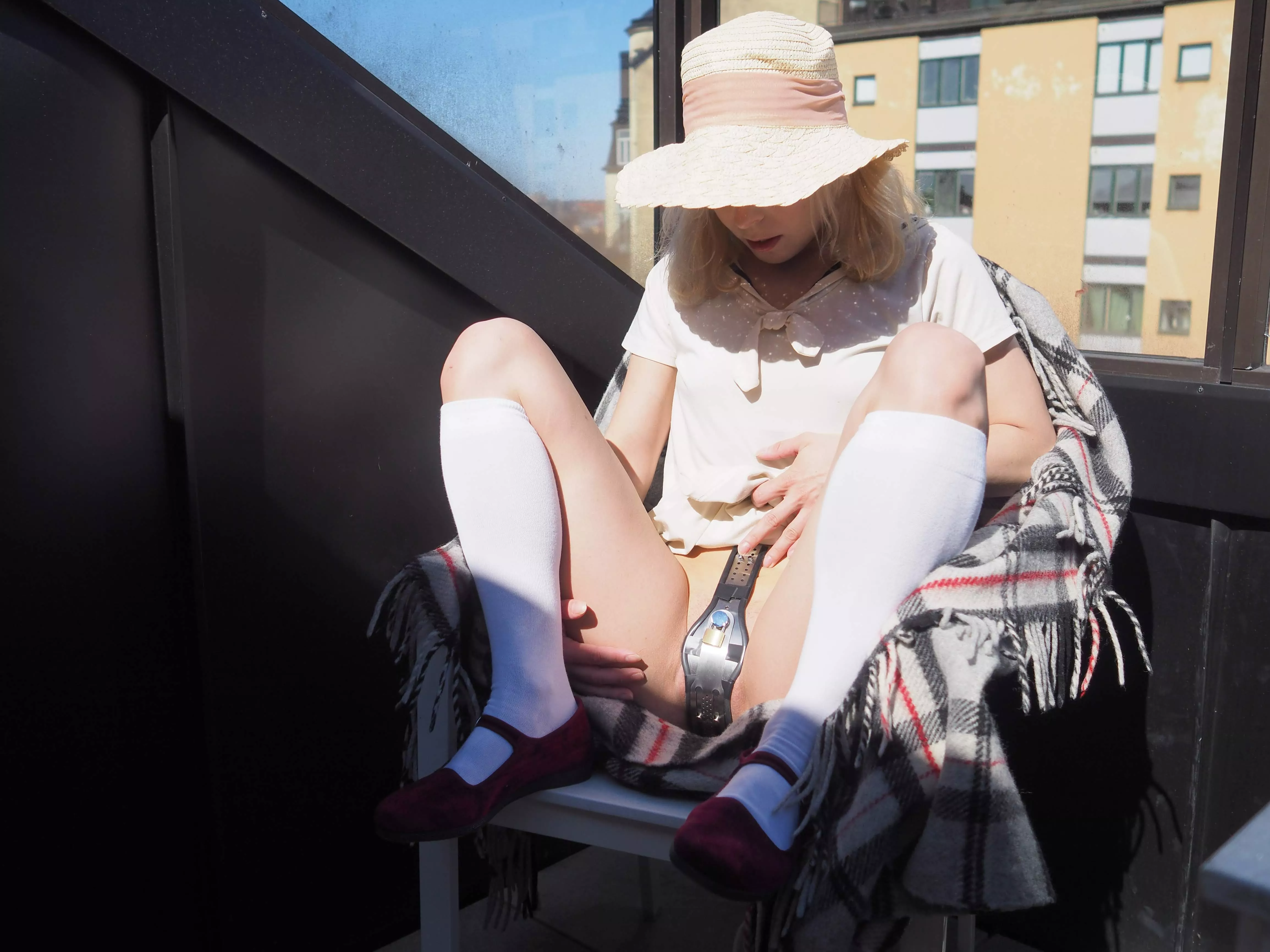 When oyu have to go to work in a lockdown....