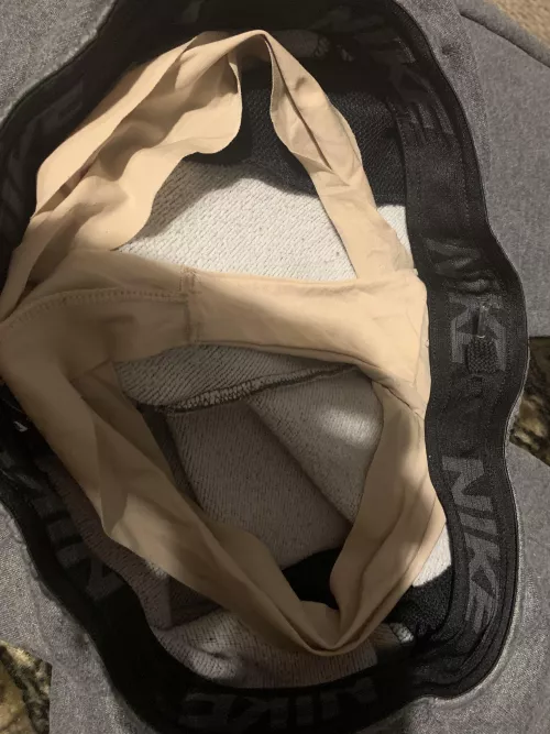 When she leaves her underwear in your sweat pants (pms open) When she leaves her underwear in your sweat pants (pms open)