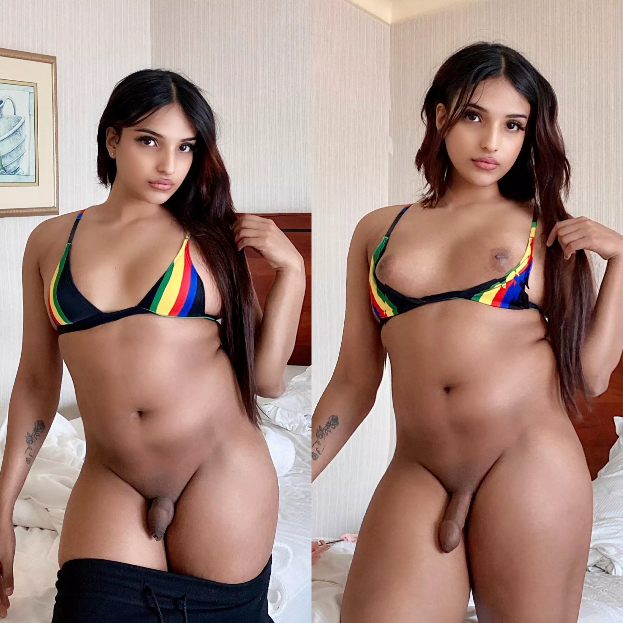 When she’s asleep, when she’s awake