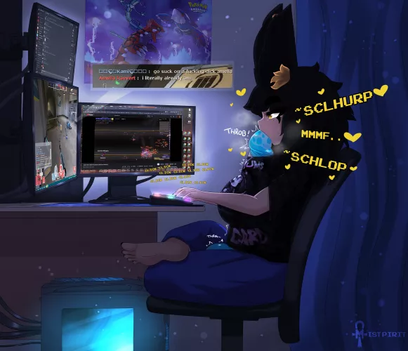 When they say to go suck a dick but you already are