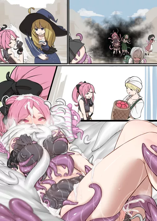 When you 'accidentally' port back to town with the highly-contagious tentacle debuff (haizuru_) When you 'accidentally' port back to town with the highly-contagious tentacle debuff (haizuru_)