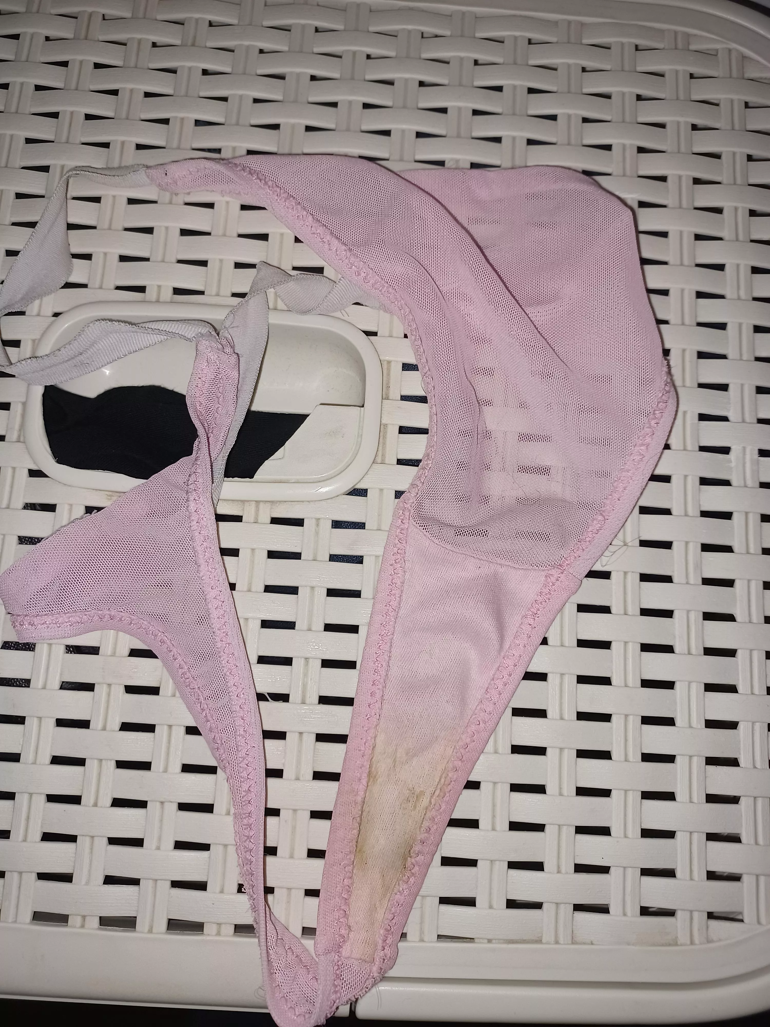 When you come in from work and find these in the Hamper