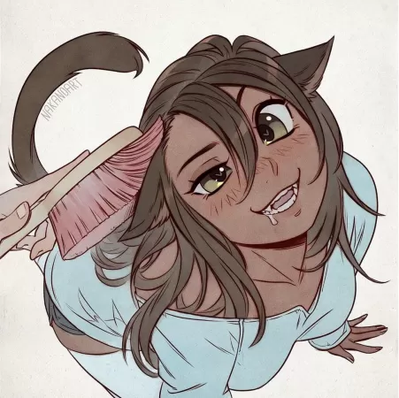 When you scratch her just right When you scratch her just right