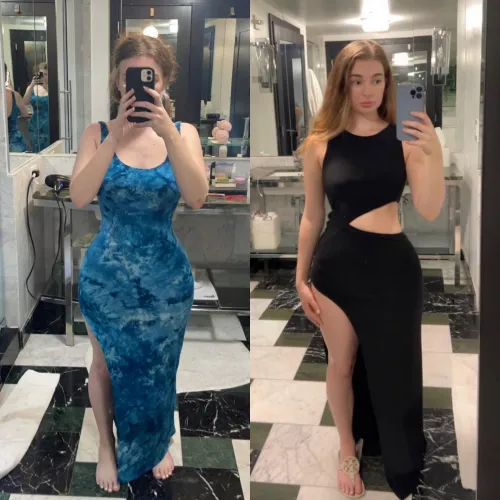 Which dress do you like better?