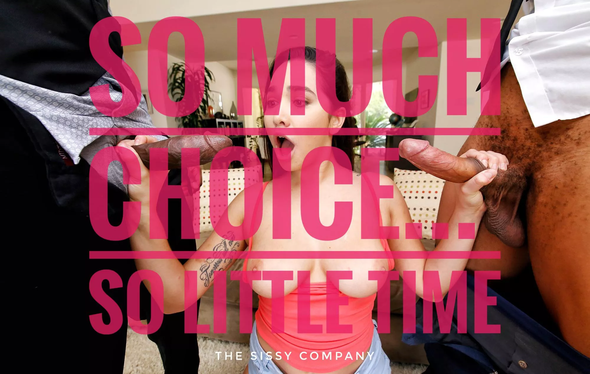 Which one are you choosing sissy? 🍆🥵