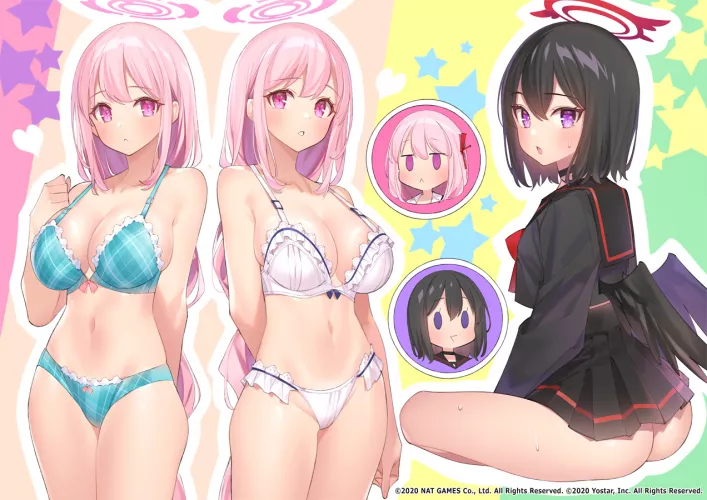 Which one u prefer [Blue Archive] by (popqn)