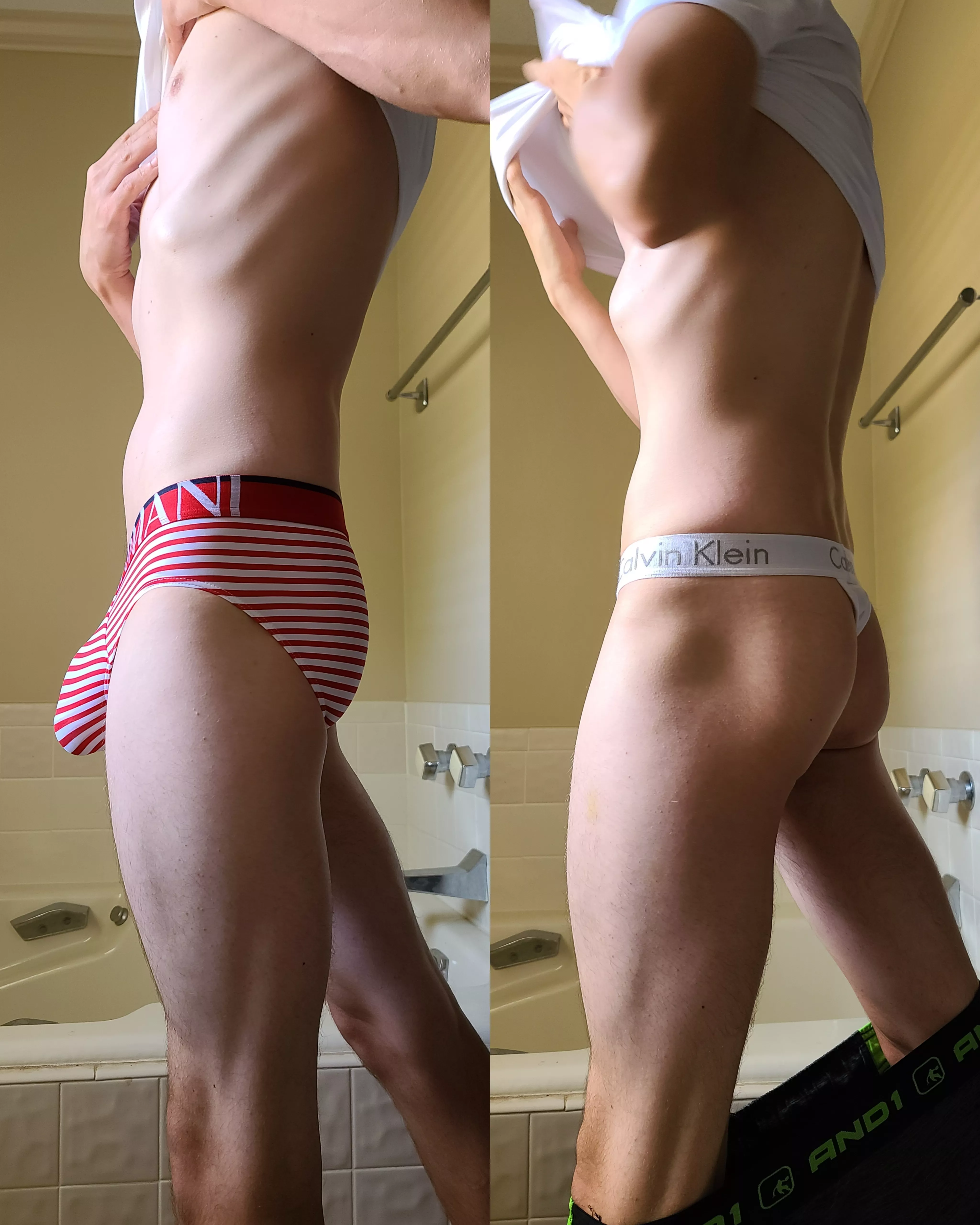 Which one would you rather take off? Which one would you rather take off?