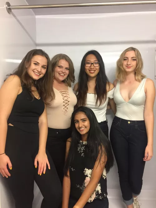 Which one would you want to use? 1-4 in the back 5 in the front. [5]