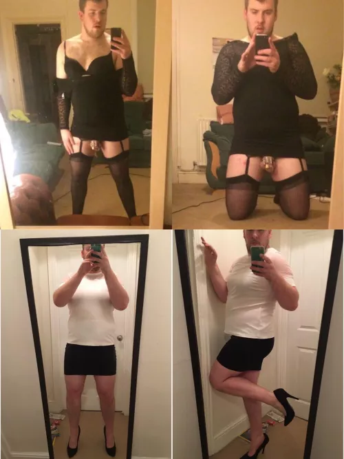 Which outfit do you prefer? Daytime or nighttime? ❤️🔒