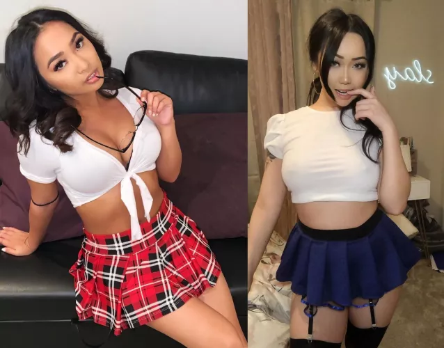 Which schoolgirl you putting in for afterschool detention? Which schoolgirl you putting in for afterschool detention?