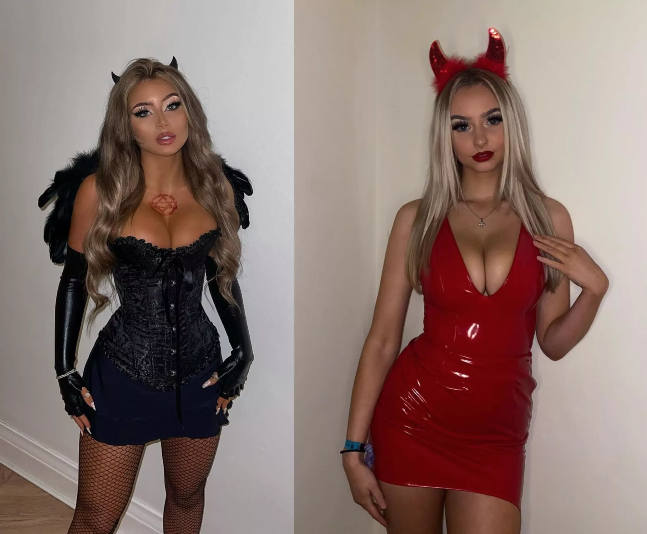 Which slutty little devil look do you like best? Which slutty little devil look do you like best?
