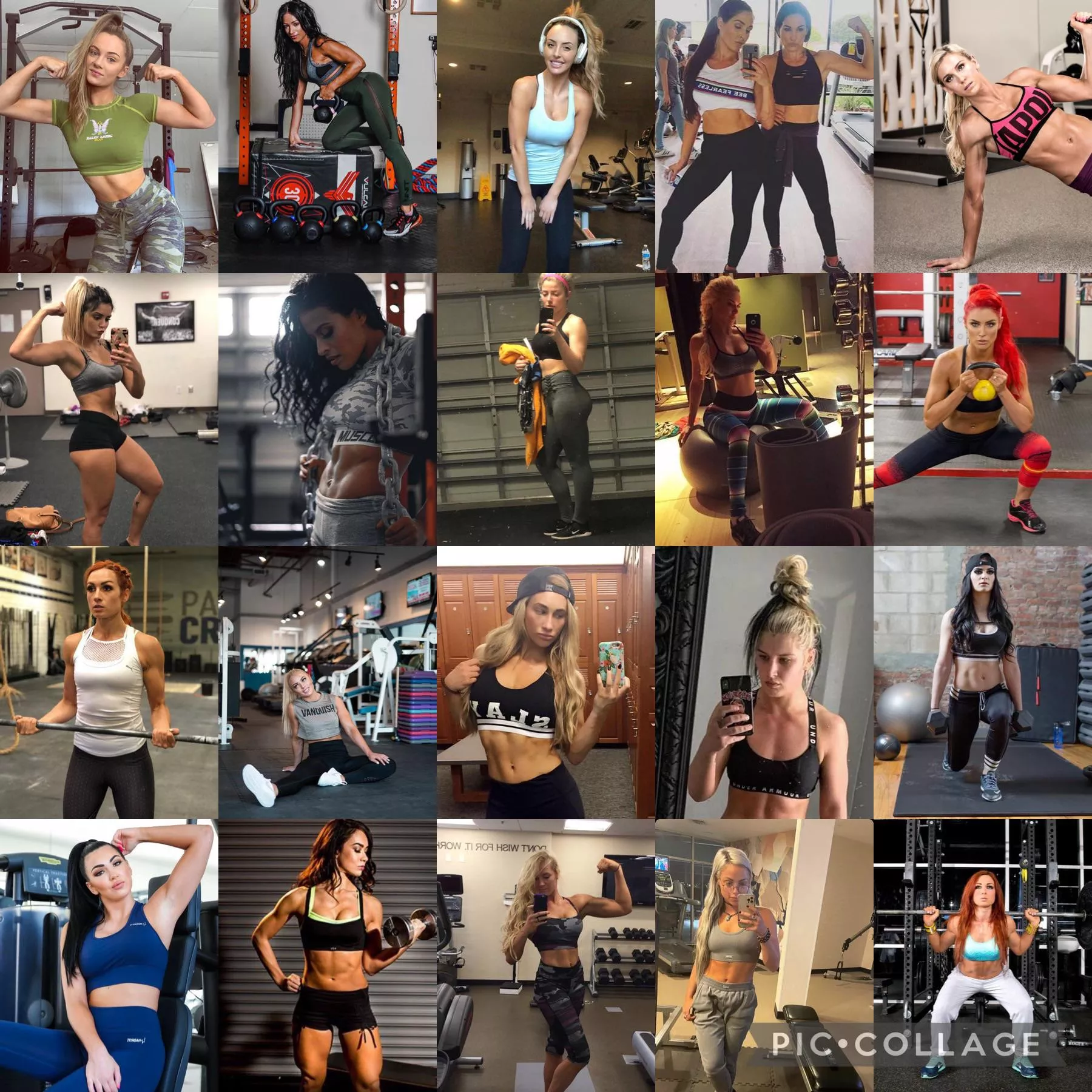 Which woman looks best working out? Which woman looks best working out?