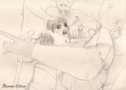 While Harry was battling Death Eaters after Dumbledore fell, Hermione had her own trouble to deal with