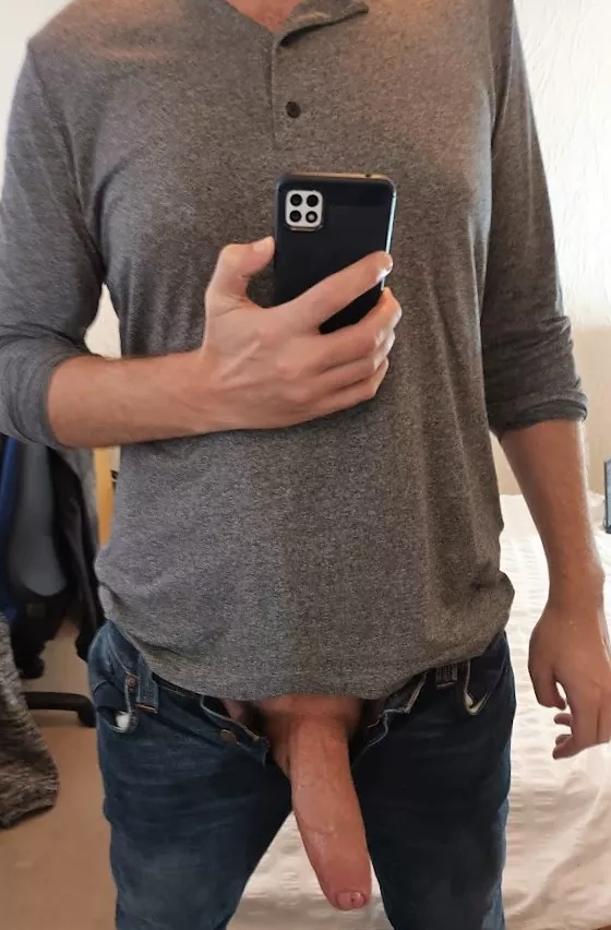 Whipping out my thick cock for you