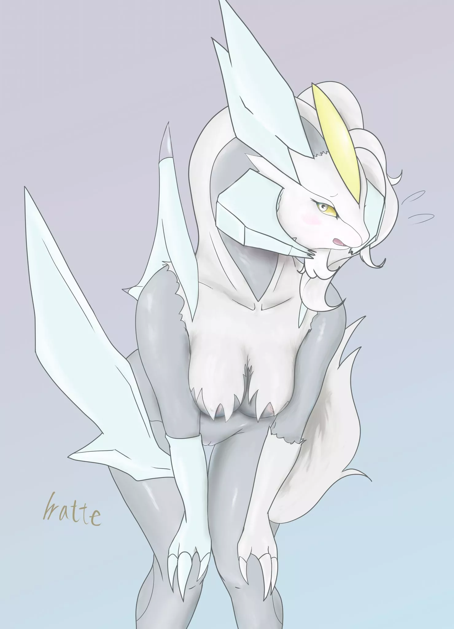 White Kyurem (watte) White Kyurem (watte)