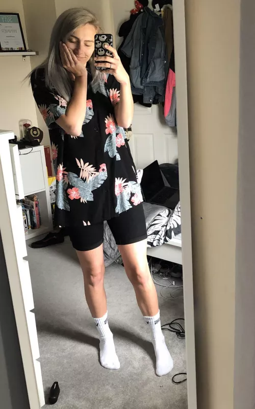 White socks are always the best!