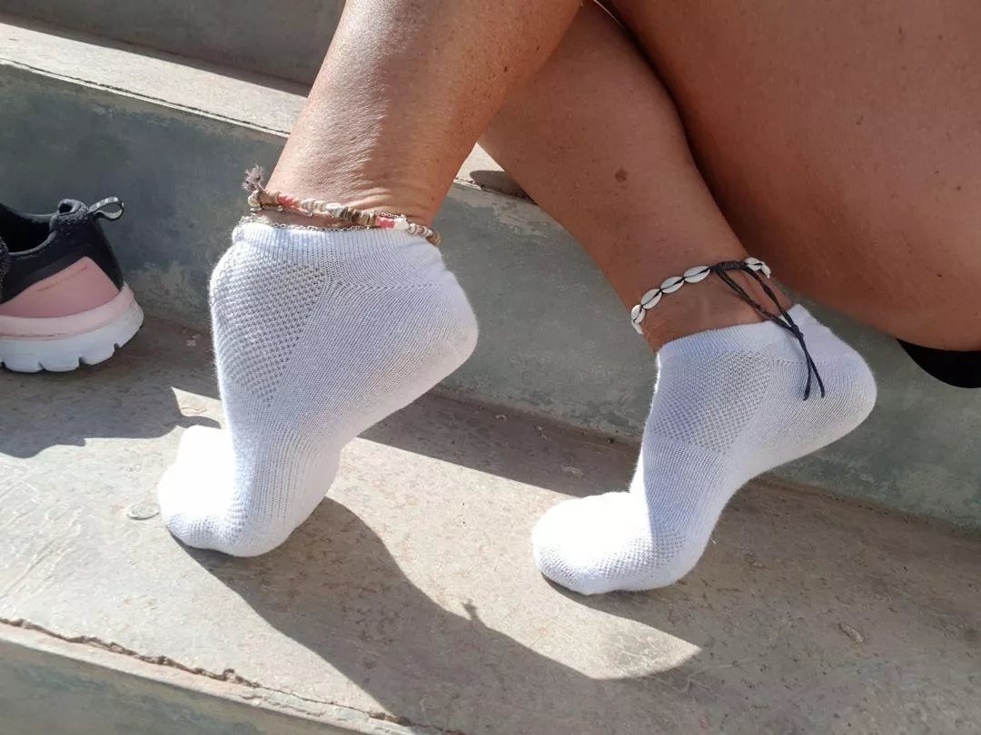 White socks at street White socks at street