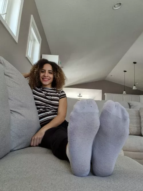 White socks!