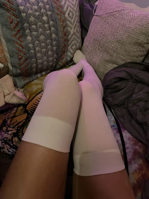 white thigh highs 💕