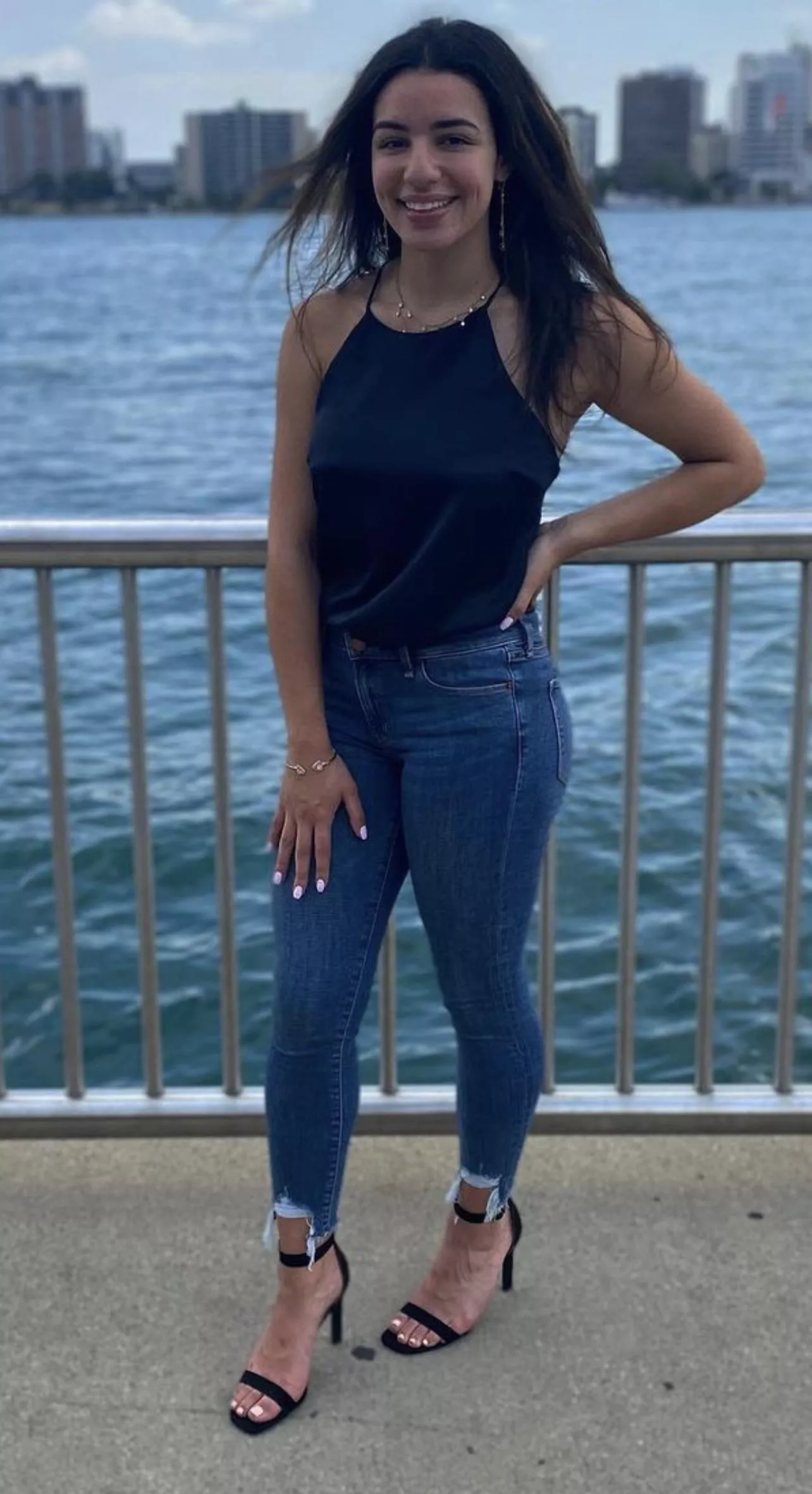 White toes lmk what you think want me to wear a different heel? White toes lmk what you think want me to wear a different heel?