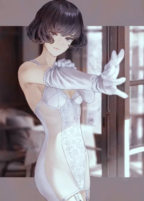 White-Laced Suit