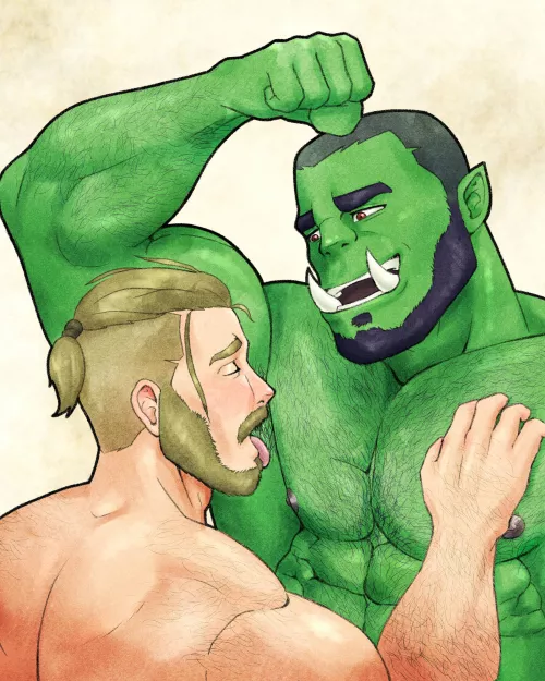 Who doesn't like a good sweaty orc pit? (@simshenkos)