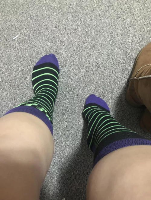 Who doesnโt love striped socks?
