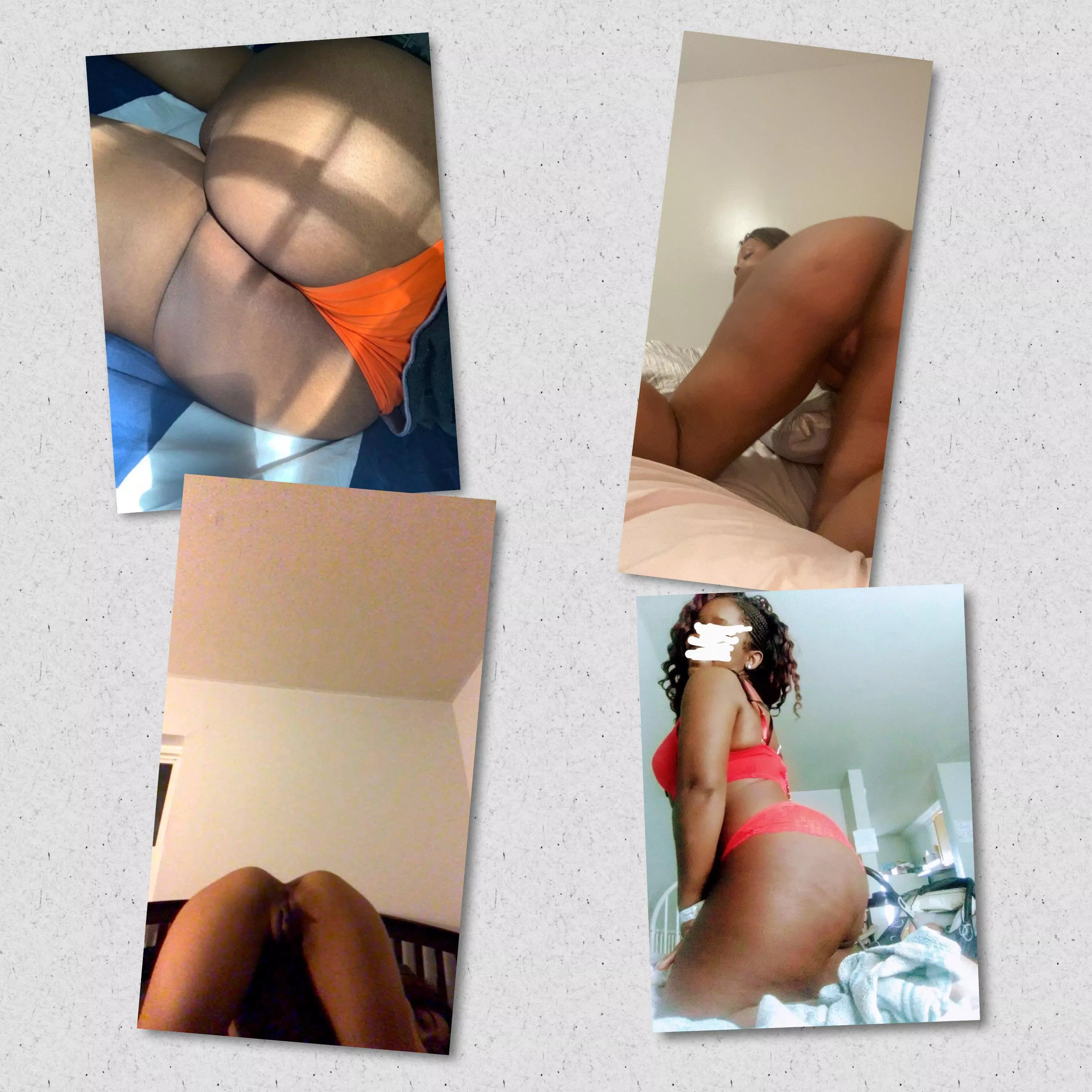Who got the better ass Shatina ( top left ) Lizzie ( top right ) CiCi ( bottom left ) or Nicole ( bottom right )