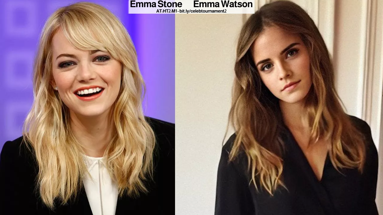 (Who has better hair?) Emma Stone or Emma Watson