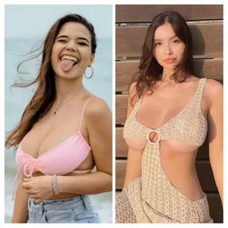 Who has bigger boobs? Sofia v Sophie Who has bigger boobs? Sofia v Sophie